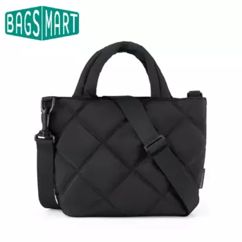 BAGSMART Пушистая мини-сумка-тоут полиэстер