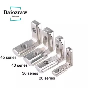 Baiozraw Алюминиевый профиль 20/30/40/45 серии черный