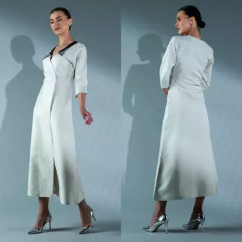 Бальное платье из джерси с бисером и V-образным вырезом на заказ, повседневное платье миди Es