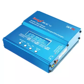 Балансирующее зарядное устройство SKYRC B6AC V2, 50 Вт, 6 А, разрядник с цифровым ЖК-экраном, литий-полимерный аккумулятор Lion Nimh Nicd для радиоуправляемых моделей батарей EU/UK/AU/US
