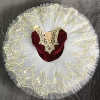 Балетная пачка, темно-красная, фиолетовая, лебедь, озеро, балерина, блинная пачка, для девочек, женщин, для взрослых, детское балетное платье, детские танцевальные костюмы, платье-пачка