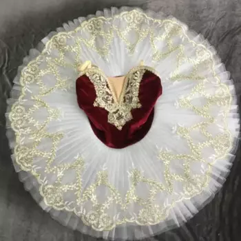 Балетная пачка, темно-красная, фиолетовая, лебедь, озеро, балерина, блинная пачка, для девочек, женщин, для взрослых, детское балетное платье, детские танцевальные костюмы, платье-пачка