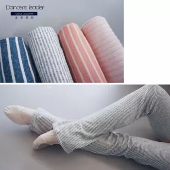 Балетные чулки для взрослых теплые осенне-зимние вязаные протекторы для ног прямые длинные ультрамягкие приятные для кожи носки