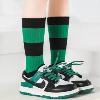 Бамбуковые носки-фонарики однотонные высокие носки-трубы носки-фонарики среднего размера детские носки