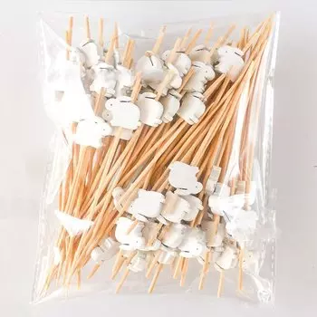 Бамбуковые палочки для декора Gooparty 100 шт