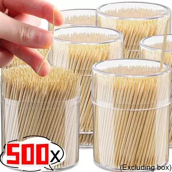 Бамбуковые зубочистки 500 шт.
