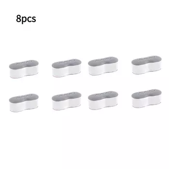 Бамперы для сиденья унитаза, 8 шт., белый, ABS+TPU