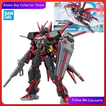 Bandai Gundam HG GBB 1/144 GUNDAM астрая красная рамка Инверсионная фигурка Gunpla мобильный костюм Сборная модель игрушки для детей