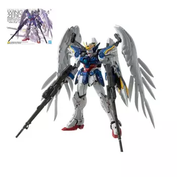 BANDAI Gundam MG 1/100 Wing Gundam Zero EW KA Ver. Модель Детская сборная игрушка робот японское аниме экшн-фигурки коллекционные подарки