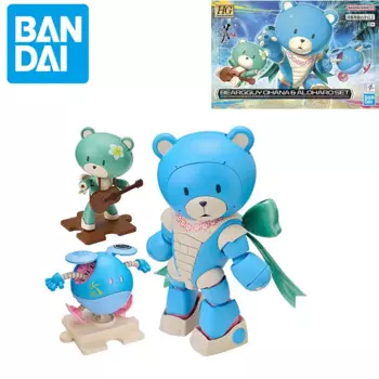 BANDAI Gundam строительный Metaverse HG BEARGGUY OHANA ALOHARO 1/144 фигурка модель подарки коллекционная игрушка