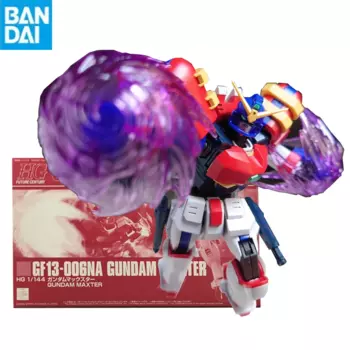 Bandai Gunpla Hg 1/144 Gf13-006Na Gundam Maxter Сборная модель высокого качества коллекционный Аниме Робот наборы модели детский подарок