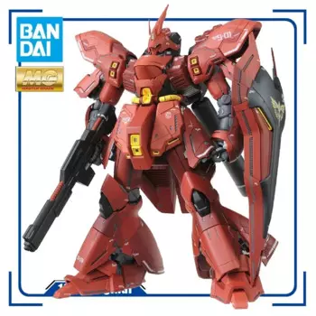 BANDAI MG 1/100 NEO ZEON MSN-04 SAZABI Ver.KA мобильный костюм GUNDAM Сборная модель экшн-фигурки аниме подарок