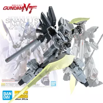 Bandai Подлинная MG 1/100 MSN-06S-2 SINANJU STEIN NT Ver.Ka аниме Гундам фигурка в сборе Игрушечная модель декоративные игрушки подарки