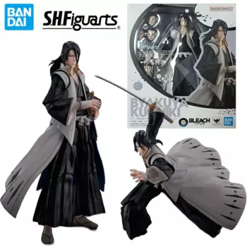 Bandai S.H. Фигуртс Byakuya Kuchiki отбеливатель тысяча лет кровавой войны аниме оригинальная экшн-фигурка модель игрушка подарок коллекция