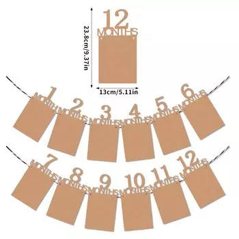 Баннер для фото 12 месяцев Cyuan