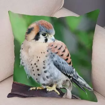 BANXIAO Цветы Птицы Милые Животные Плюшевые Наволочки 45x45 см