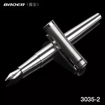 Перьевая ручка Jinhao 3035 из нержавеющей стали 0,5 мм