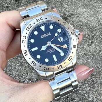 BAOGELA модные деловые мужские часы лучший люксовый бренд импортный швейцарский механизм кварцевые водонепроницаемые наручные часы из нержавеющей стали 50 м