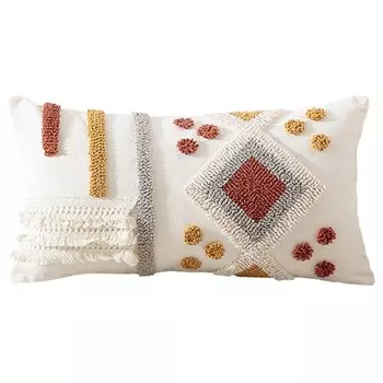 Бархатная декоративная подушка OOTDTY для поясницы