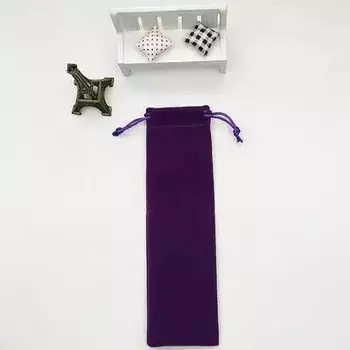 Бархатные мешочки для украшений Weikende 50 шт. 5х15 см