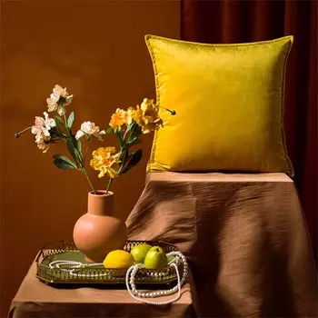 Бархатные наволочки Formaso 45x45 см золотые