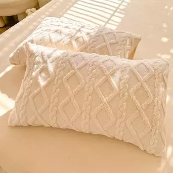 Бархатные наволочки Funda Almohada 48x74 см, 1 шт./2 шт.
