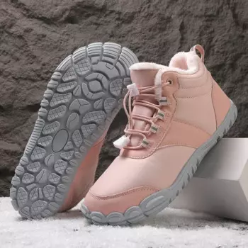 Бархатные теплые короткие ботинки мужская обувь для снега обувь для прогулок зимние меховые ботильоны мужские и женские зимние ботинки