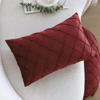 Бархатный чехол для подушки CANIRICA 30x50 см