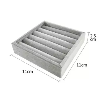 Бархатный лоток для колец TREACHI 11*11 см