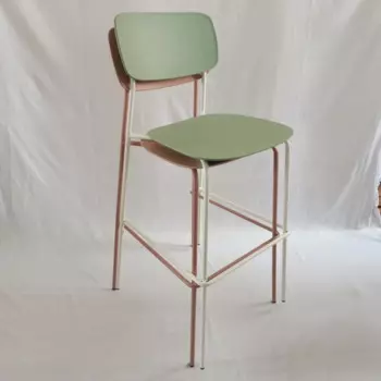 Барный стул, красочный современный ресторан, кафе, барные стулья, пластиковый высокий барный стул, стул с подставкой для ног