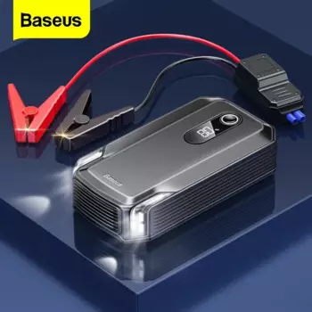 Пусковое устройство Baseus, 20000 мА ч, 12 В, 2000 А 20000mAh 10000mAh Jump Starter Power Bank 2000A 1000A 12V Портативный Автомобильный Аккумулятор Стартер Аварийный АВТО Усилитель Пусковое Устройство Jump Start