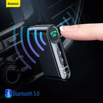 Baseus автомобильный Aux Bluetooth адаптер 3,5 мм разъем аудио Bluetooth 5,0 автомобильный комплект беспроводной приемник громкой связи для телефона передатчик музыка