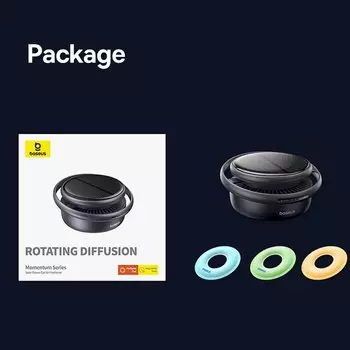 Baseus Solar автомобильный освежитель воздуха авто ароматизатор орнамент парфюмерный декор интерьер автомобильные аксессуары вращающийся диффузор масла для ароматерапии