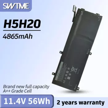 Батарея H5H20 для ноутбука Dell XPS 15 9550 9560 9570 9590 Precision 5510 5520 5530 5540 Inspiron 7501 7590 7591 6gpty 62MJV