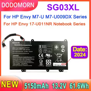 Батарея ноутбука DODOMORN SG03XL для ноутбуков серии HP Envy M7 - U M7 - U009DX W2K86UA M7 - U010DX M7 - U011DX M7 - U105DX 17 - u153nr W2K89UA