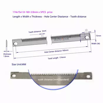 БateRpak Лезвия для упаковочной машины 5 шт.