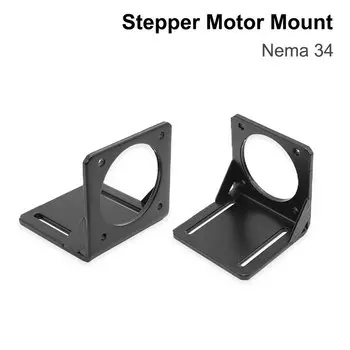 База двигателя для NEMA17 NEMA23 NEMA34, шаговый двигатель, алюминиевый фиксированный крепеж сиденья, монтажный кронштейн, поддержка