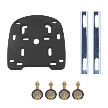 Базовая пластина багажника для мотоцикла E-скутера, задняя панель, основание, внутренняя усиленная штампованная Нижняя пластина, универсальная стойка для крепления