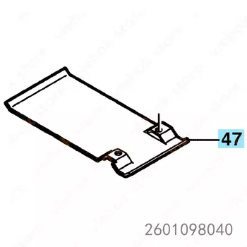 Базовая пластина для BOSCH GBS75AE GBA75A PBS75AE PBS75A 1274DVS 2601098040 аксессуары для электроинструмента части электрических инструментов
