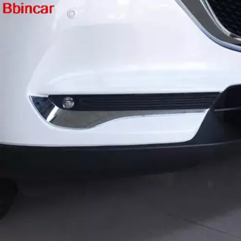 Bbincar Авто Внешние аксессуары ABS Chrome передние противотуманные свет лампы веко крышка декоративная рамка 2 шт. для Mazda CX-5 CX5 2017 2018