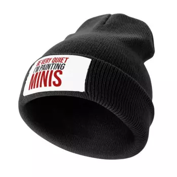 Be Very Quiet, I'm Painting Minis Вязаная кепка Icon Snapback Кепка дальнобойщика Шляпы Мужские женские