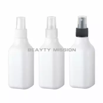 Beauty mission 200 мл X 24 Макияж спрей белый квадратный бутылка насос, 200 куб. См пустые косметические упаковки контейнеров, флакон духов