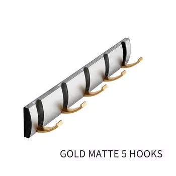 BECOLA Золотой алюминиевый крючок для ванной