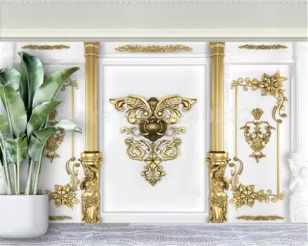 Beibehang шелковые обои 1 кв.м