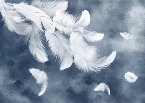 beibehang шелковые обои 3D современные абстрактные розовые перья