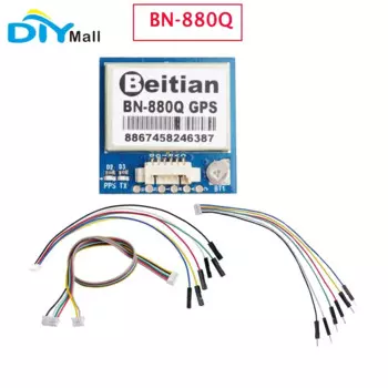 Beitian BN-880Q BN880Q GLONASS двойной GPS модуль QMC5883L компас GNSS GPS GLONASS двойной Полетный модуль GPS для PIX-HAWK