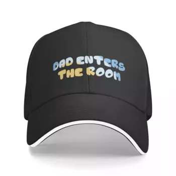 Бейсбольная кепка Blue Dad Enters The Room Rave Fishing Cap Wild Ball Hat Шляпы от солнца для женщин и мужчин