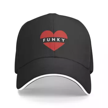 Бейсбольная кепка Funky Red Heart Love, мужская бейсбольная кепка с капюшоном для косплея, женская бейсболка
