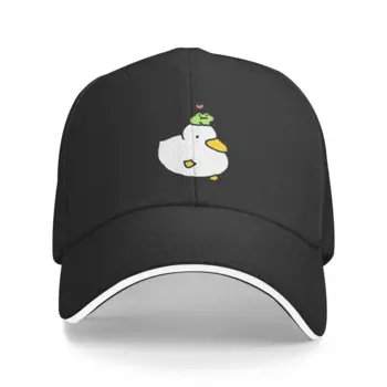 Бейсбольная кепка «Утка и лягушка 02, кепка Snapback, роскошная брендовая милая мужская и женская бейсболка для гольфа