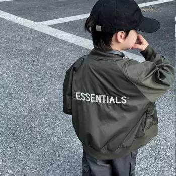 Бейсбольная куртка для мальчиков, модные пальто на весну и осень, школьная Детская куртка, Детская куртка-бомбер с буквенным принтом, верхняя одежда